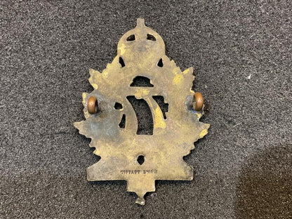 WW1 CEF Officers 77th Ottawa Battalion cap badge