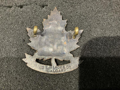 WW1 CEF 82nd Calgary Battalion cap badge by BLACK