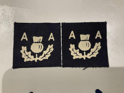 Gradia Militaria -  WW2 3rd Anti Aircraft Division printed canvas formation signs