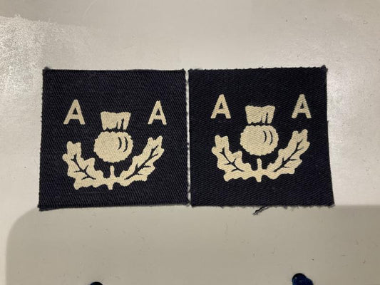 Gradia Militaria -  WW2 3rd Anti Aircraft Division printed canvas formation signs