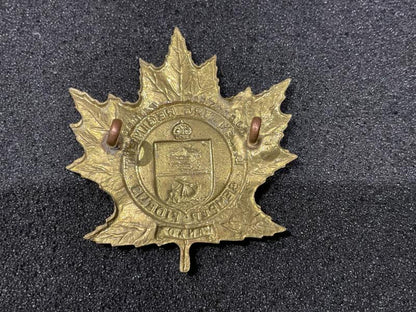Canadian The Lunenburg Regiment cap badge