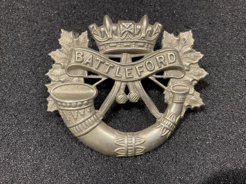 Gradia Militaria -  The Battleford Light Infantry cap badge by Roden