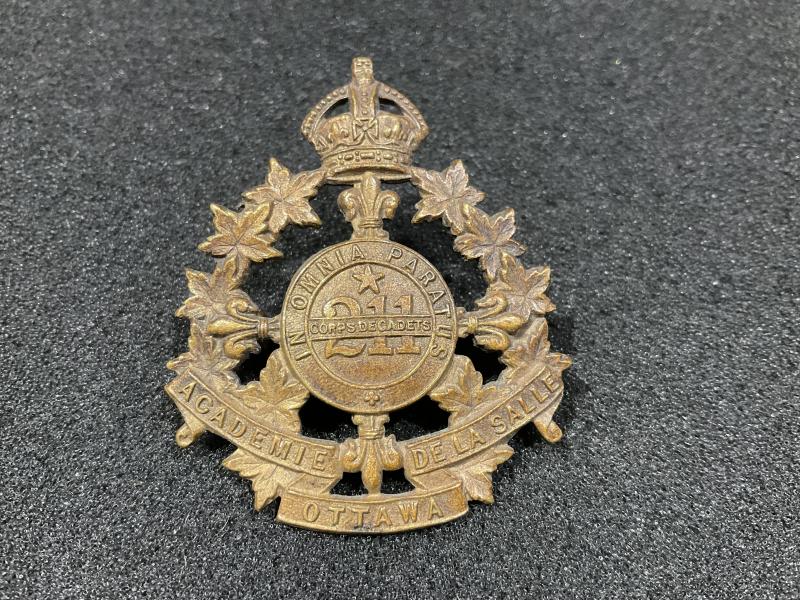 Gradia Militaria -  211th Ottawa Corps of Cadets, De La Selle cap badge