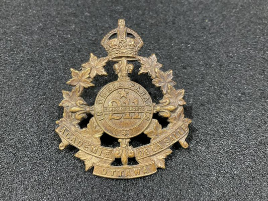 Gradia Militaria -  211th Ottawa Corps of Cadets, De La Selle cap badge