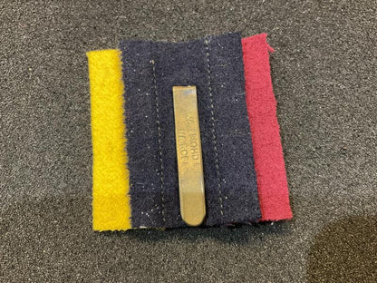 WW2 East Africa Medical Corps cap badge & backing