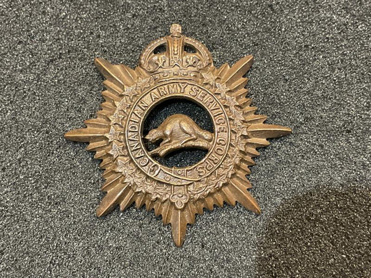 Gradia Militaria -  WW1 Canadian Army Service Corps O.S.D cap badge