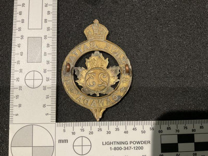 WW1 CEF 23rd Reserve Battalion (Montreal) cap badge