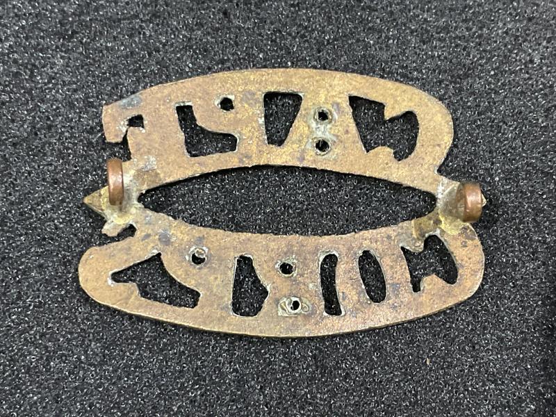 WW1 South African Cap Corps brass shoulder title