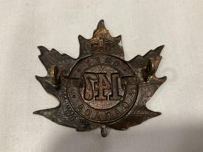 WW1 CEF 147th Infantry Battalion 1916 dated cap badge