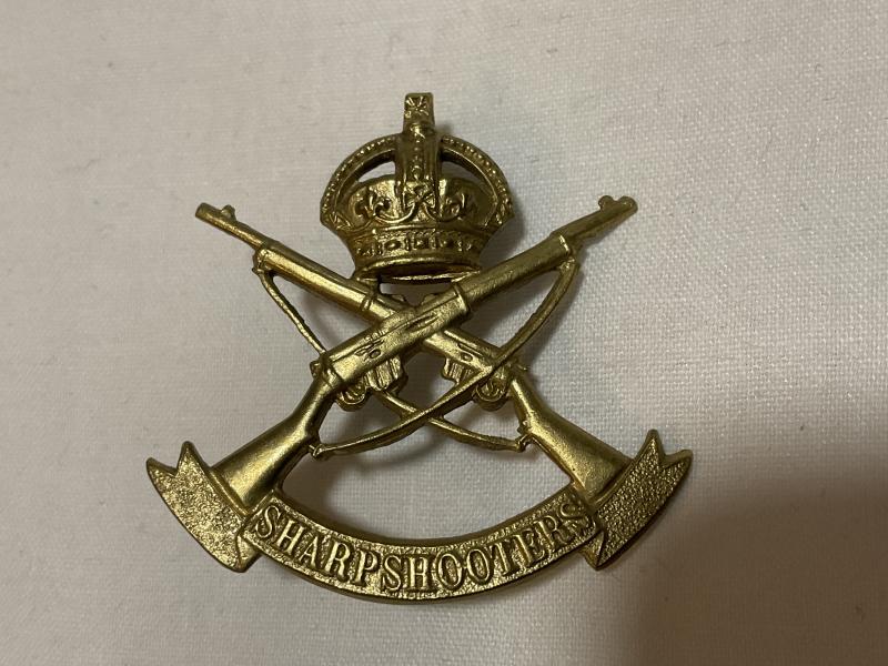 Gradia Militaria -  Boer War 3rd County of London (Sharpshooters) cap badge