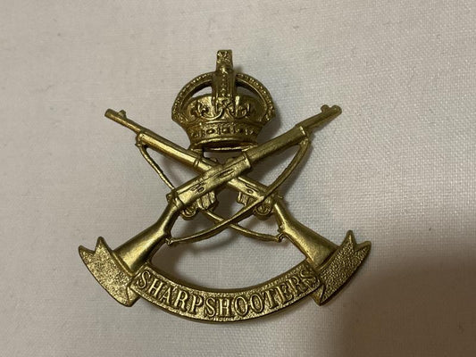 Gradia Militaria -  Boer War 3rd County of London (Sharpshooters) cap badge
