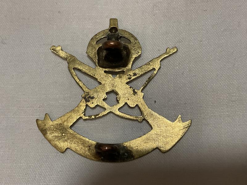 Boer War 3rd County of London (Sharpshooters) cap badge