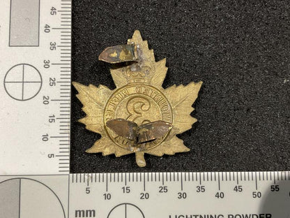 WW1 CEF 3rd Canadian Mounted Rifles cap badge