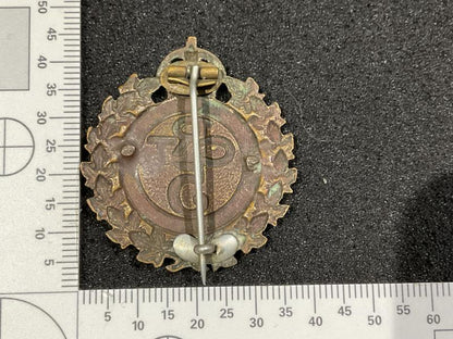 WW1 CEF 5th Canadian Railway Troops cap badge