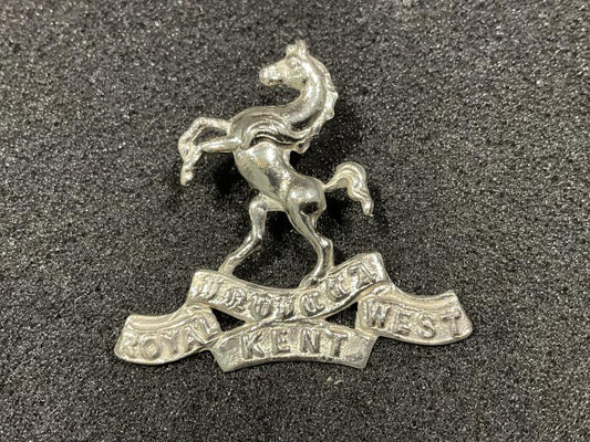Gradia Militaria -  Edwardian Royal West Kent Regiment cap badge