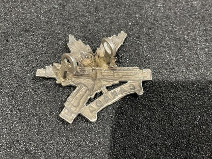 WW1 Officers Canadian Machine Gun Corps silver collar