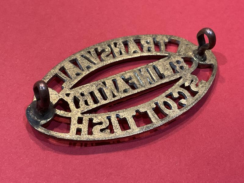 WW1 8th Infantry Transvaal Scottish shoulder title