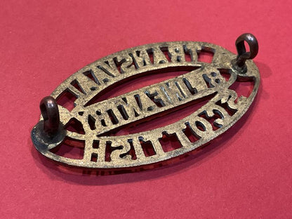 WW1 8th Infantry Transvaal Scottish shoulder title