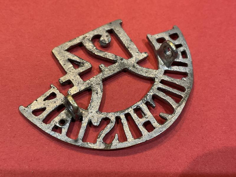 Indian 124th BALUCHISTAN shoulder title 1903-22