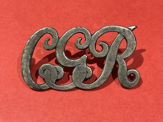 Gradia Militaria -  South African Cape Government Railways 1896 HM cap badge