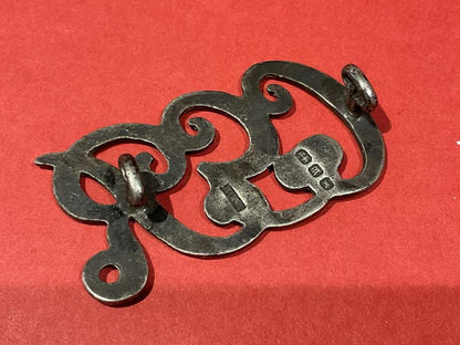 South African Cape Government Railways 1896 HM cap badge