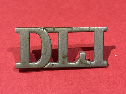 Gradia Militaria -  WW1 D.L.I (Durban Light Infantry) w/m shoulder title