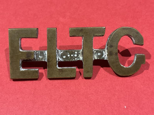 Gradia Militaria -  Boer War E.L.T.G (East London Town Guard) brass title