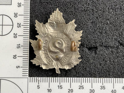 Canadian 2nd Queens Own Rifles of Toronto collar badge