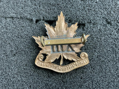 Canadian 13th Regiment collar badge