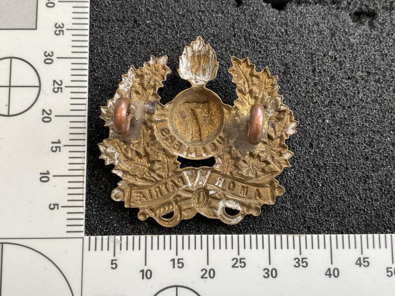 Canadian 7th Fusiliers (London, Ontario) collar badge