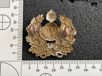 Canadian 7th Fusiliers (London, Ontario) collar badge