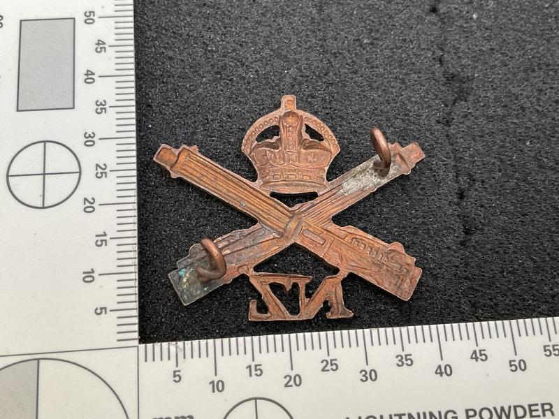 WW1 NZ Machine Gun Corps O.S.D collar badge