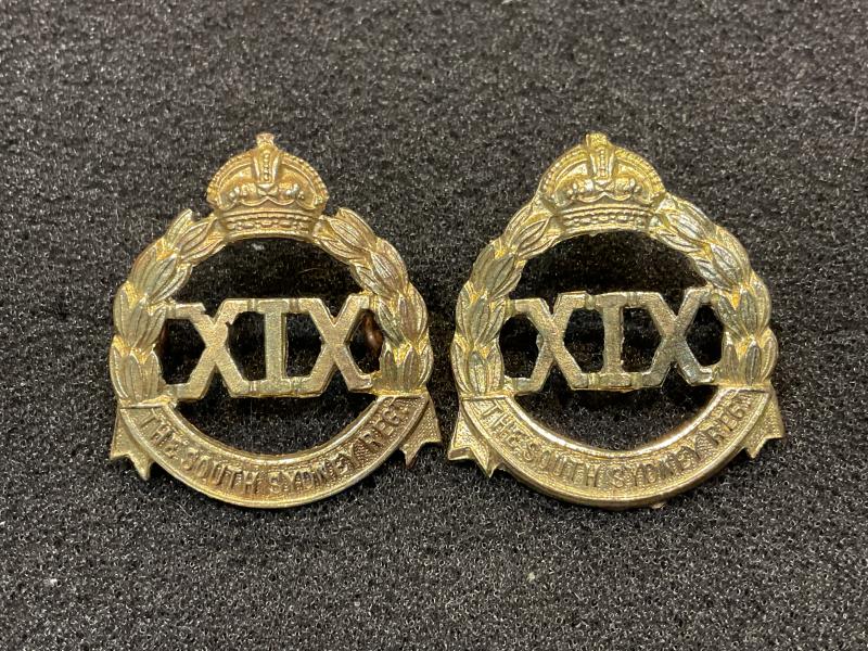 Gradia Militaria -  WW2 19th Infantry Battalion, The South Sydney Regt collars