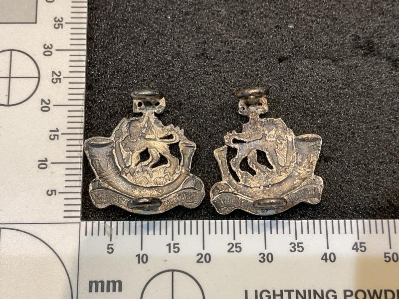 Rhodesian Light Infantry officers collar badges