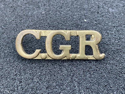 Gradia Militaria -  WW1 Canadian Garrision Regiment shoulder title