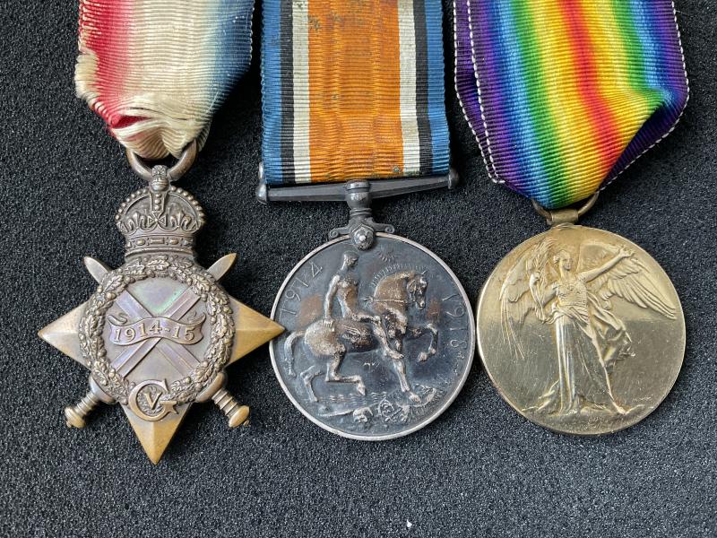 Gradia Militaria -  Trio, 103008 DVR F.E.SNELL served France & Italy