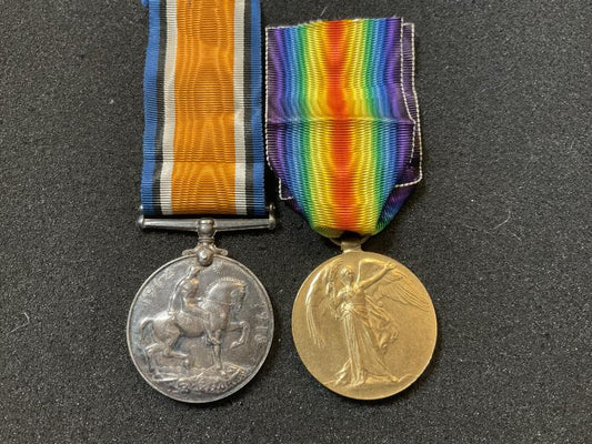 Gradia Militaria -  WW1 Pair; 222830 W.PICKERALL R.A (Signaller)