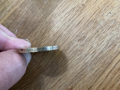 Victory medal; S/17629 E.G McKAY 10th batt, died Solonika