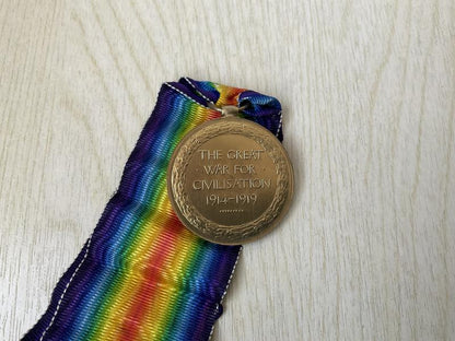 WW1 K.I.A 11th Manchesters with V.C connection