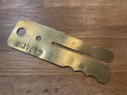 Air Ministry marked brass button stick