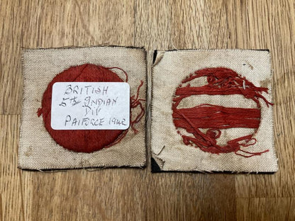 WW2 5th Indian Army Division formation signs