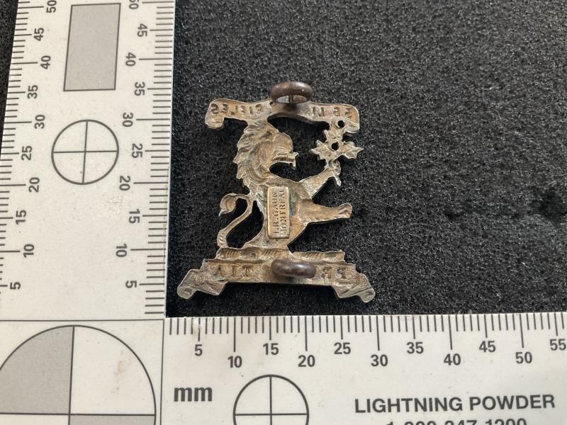 Canadian 56th Regt, Lisgar Rifles, officers collar badge