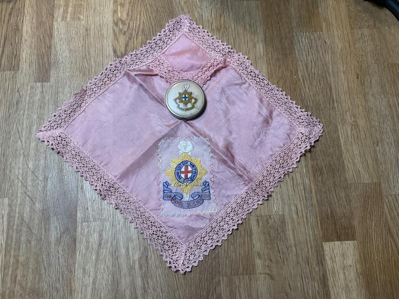Gradia Militaria -  Royal Sussex Regiment compact & silk handkerchief