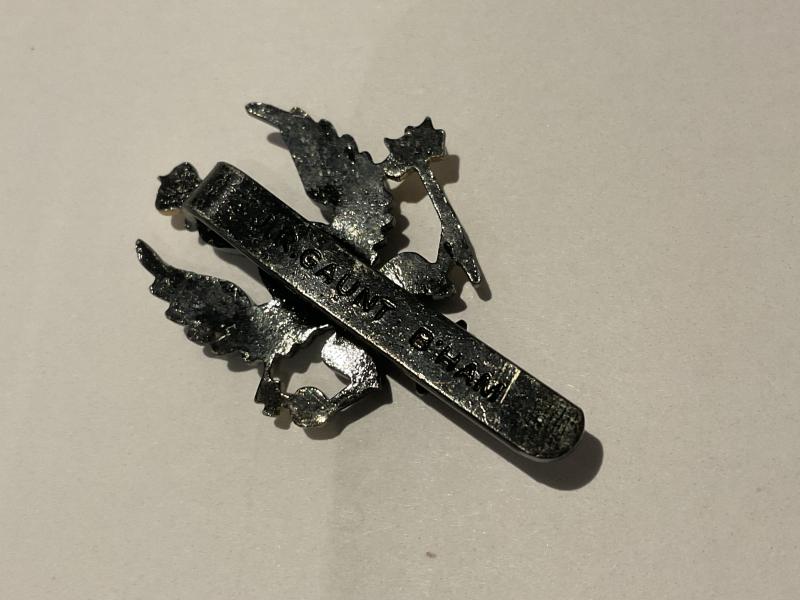 Anodised 14th/20th Kings Royal Hussars cap badge