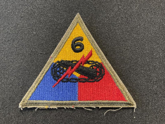 Gradia Militaria -  WW2 U.S Army 6th Armoured Division patch