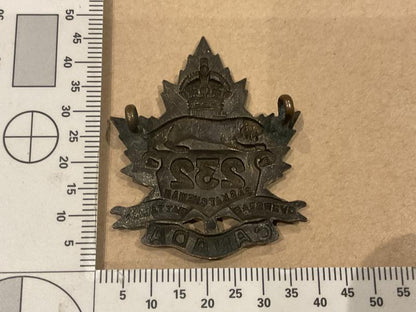 WW1 C.E.F 232nd Infantry Battalion cap badge by Dingwall
