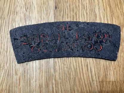 WW2 46 ROYAL MARINE COMMANDO cloth shoulder title