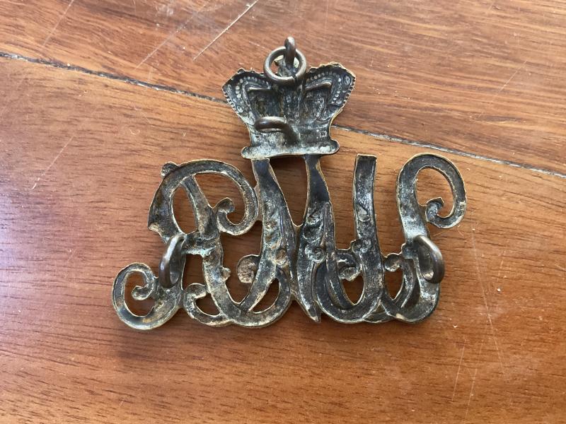 Boer War, Umvoti Mounted Rifles, slouch hat badge