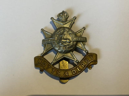 Gradia Militaria -  Notts & Derby (Sherwood Foresters) cap badge