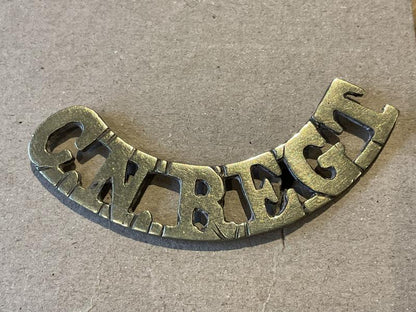 Gradia Militaria -  C.N.REGT (Chota Nagpur Regiment) shoulder title